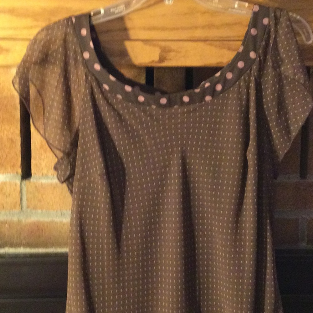 Women’s brown and mauve dress. Size 12. Believe petite.